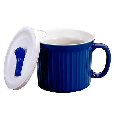 CorningWare® 20-ounce Blue Meal MugTM with Vented Lid Mug