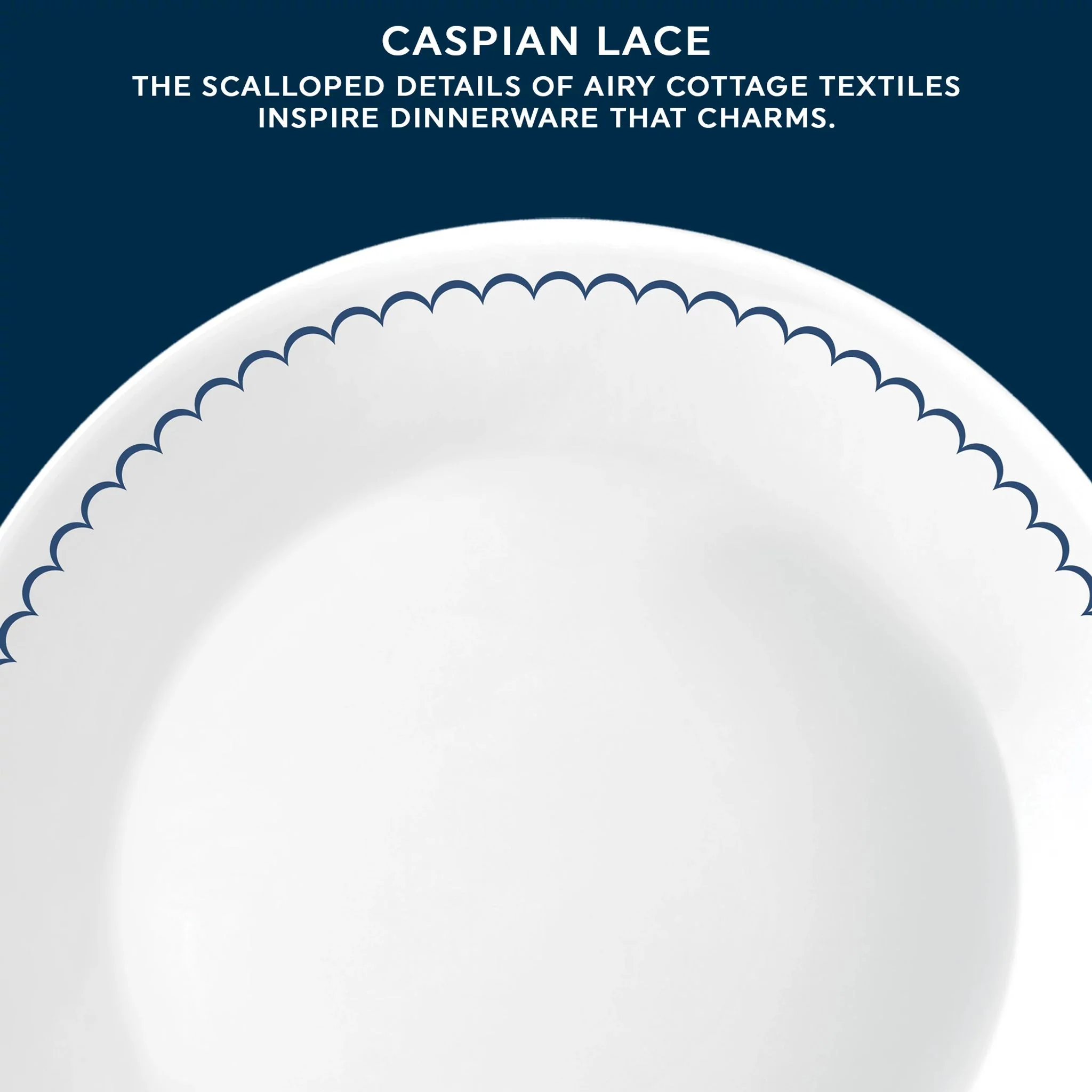 Corelle® Caspian Lace 8.5" Salad Plate - Image 2