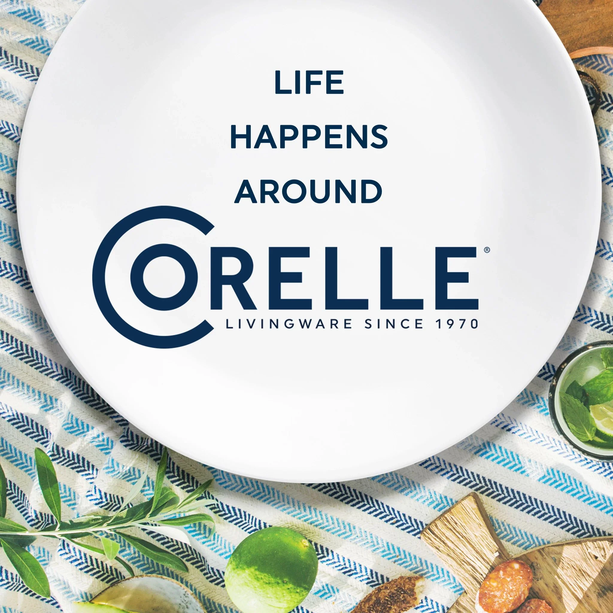 Corelle® Radiant Red Banded 1-quart Serving Bowls, 2-pack - Image 5