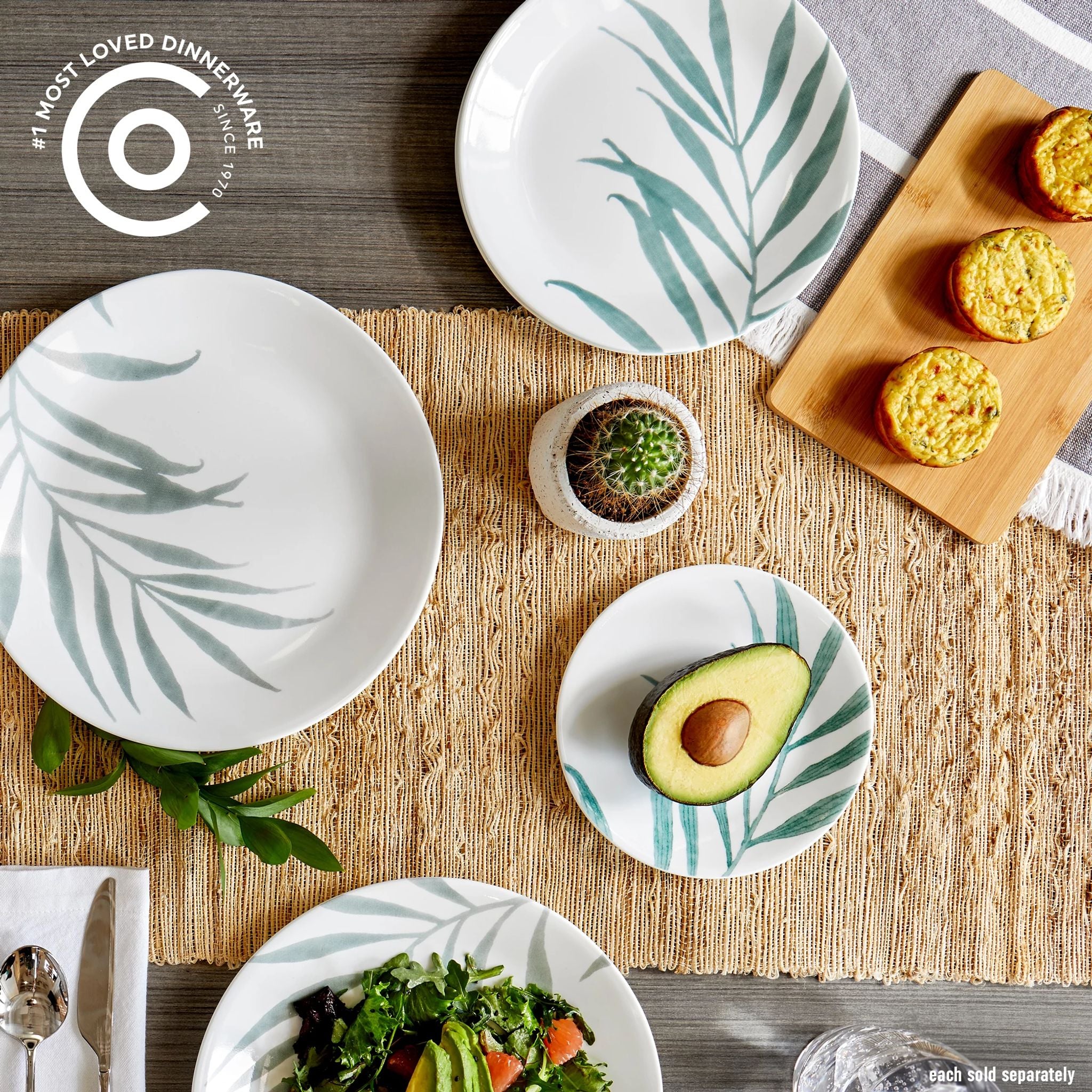 Corelle® Solar Print 10.25" Dinner Plate, EXCLUSIVE - Image 2